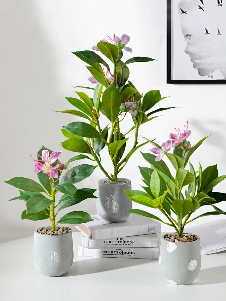 Snake Plant - 21–40 cm künstliche Azaleen-Pflanzen, künstlicher Gummibaum,