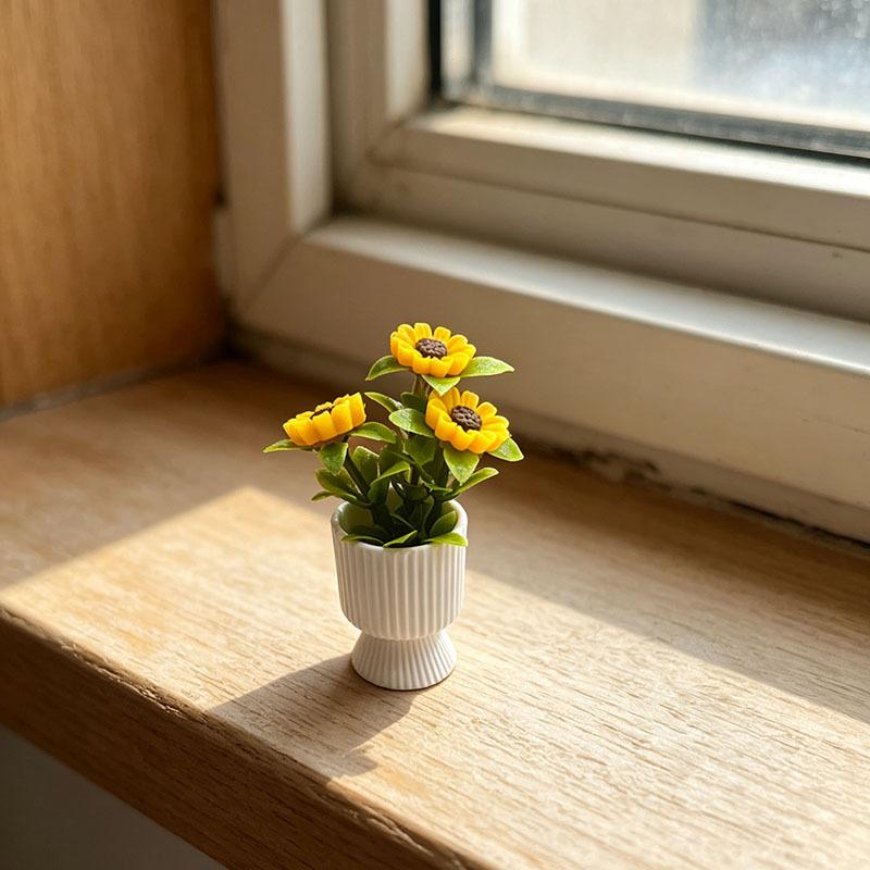 Pothos - { # } Miniatur-Sonnenblumen-Topfpflanze als Dekoration,