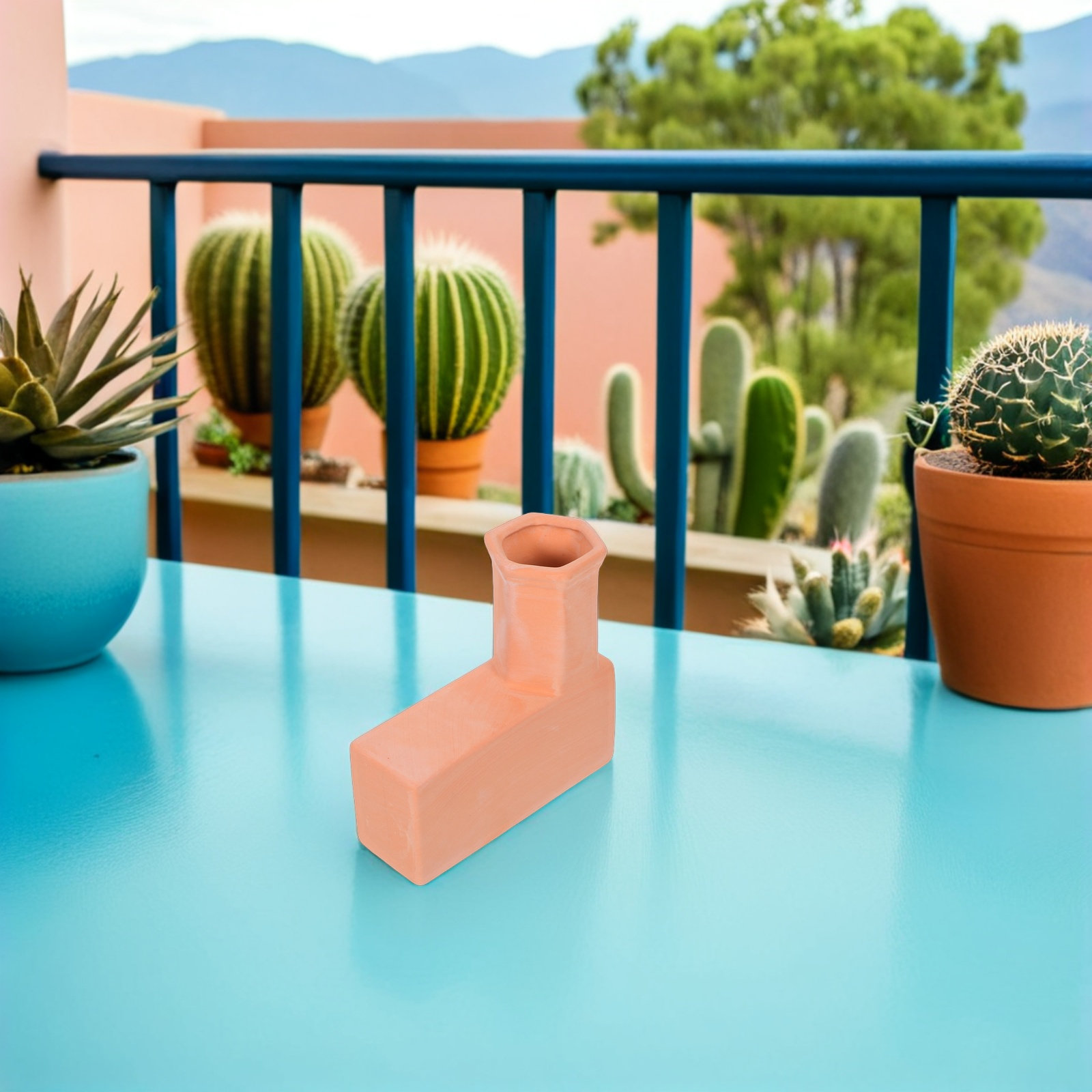 Terracotta Pot - 1 Paar Terrakotta-Selbstbewässerungsspieße, automatische Bewässerungssysteme für