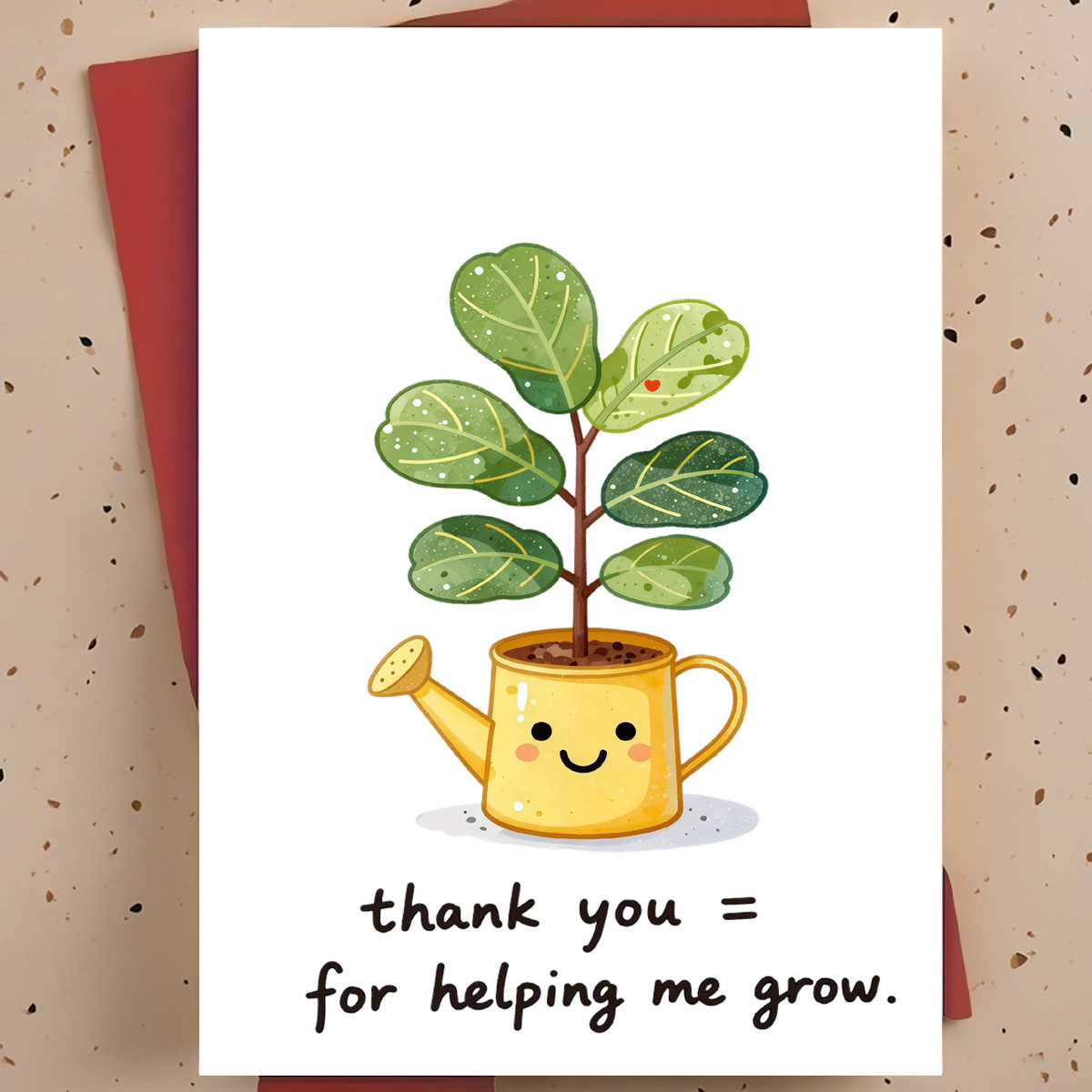 1 süße und warme Dankeskarte f – The Plant Parent Bewertung und Preis