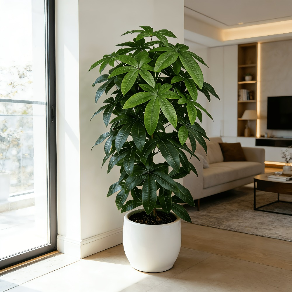Ein künstlicher Geldbaum (Pach – Fiddle Leaf Fig Bewertung und Preis